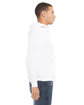 Bella + Canvas Unisex Sponge Fleece Pullover Hooded Sweatshirt WHITE ModelSide