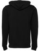 Bella + Canvas Unisex Sponge Fleece Full-Zip Hooded Sweatshirt DTG BLACK FlatBack