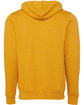 Bella + Canvas Unisex Sponge Fleece Full-Zip Hooded Sweatshirt HEATHER MUSTARD FlatBack