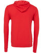 Bella + Canvas Unisex Sponge Fleece Full-Zip Hooded Sweatshirt RED OFBack