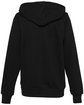 Bella + Canvas Youth Sponge Fleece Full-Zip Hooded Sweatshirt  FlatBack