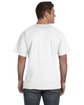 Fruit of the Loom Adult HD Cotton™ V-Neck T-Shirt WHITE ModelBack