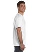 Fruit of the Loom Adult HD Cotton™ V-Neck T-Shirt WHITE ModelSide