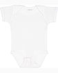 Rabbit Skins Infant Baby Rib Bodysuit WHITE ModelQrt