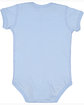 Rabbit Skins Infant Fine Jersey Bodysuit LIGHT BLUE ModelBack