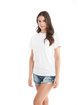 Next Level Unisex Eco Heavyweight T-Shirt WHITE ModelSide