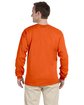 Fruit of the Loom Adult HD Cotton™ Long-Sleeve T-Shirt BURNT ORANGE ModelBack