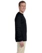 Fruit of the Loom Adult HD Cotton™ Long-Sleeve T-Shirt BLACK ModelSide