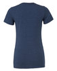 Bella + Canvas Ladies' The Favorite T-Shirt HEATHER NAVY OFBack