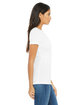Bella + Canvas Ladies' The Favorite T-Shirt SOLID WHT BLEND ModelSide