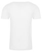Next Level Apparel Men's Sueded Crew WHITE OFBack