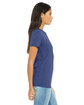 Bella + Canvas Ladies' Relaxed Triblend T-Shirt TR ROYAL TRIBLND ModelSide