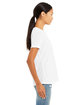 Bella + Canvas Ladies' Relaxed Triblend T-Shirt SOLID WHT TRBLND ModelSide