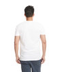 Next Level Men's Sueded V-Neck T-Shirt WHITE ModelBack