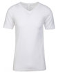 Next Level Men's Sueded V-Neck T-Shirt WHITE FlatFront