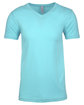Next Level Men's Sueded V-Neck T-Shirt TAHITI BLUE FlatFront