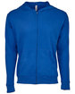 Next Level Apparel Adult Sueded Full-Zip Hoody ROYAL FlatFront