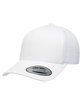 Yupoong Adult 5-Panel Retro Trucker Cap WHITE OFFront