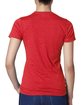 Next Level Ladies' CVC T-Shirt RED ModelBack