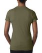 Next Level Ladies' CVC T-Shirt MILITARY GREEN ModelBack