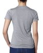 Next Level Ladies' CVC T-Shirt DARK HTHR GRAY ModelBack