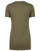 Next Level Ladies' CVC T-Shirt MILITARY GREEN FlatBack