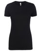 Next Level Ladies' CVC T-Shirt BLACK FlatFront