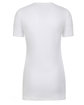 Next Level Ladies' CVC T-Shirt WHITE OFBack