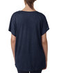 Next Level Apparel Ladies' Triblend Dolman T-Shirt VINTAGE NAVY ModelBack