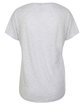 Next Level Apparel Ladies' Triblend Dolman T-Shirt HEATHER WHITE OFBack