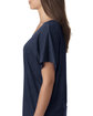 Next Level Apparel Ladies' Triblend Dolman T-Shirt VINTAGE NAVY ModelSide