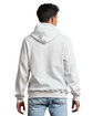 Russell Athletic Unisex Dri-Power Hooded Sweatshirt WHITE ModelBack