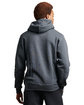Russell Athletic Unisex Dri-Power Hooded Sweatshirt BLACK HEATHER ModelBack
