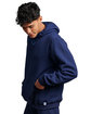 Russell Athletic Unisex Dri-Power Hooded Sweatshirt NAVY ModelSide