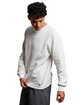Russell Athletic Unisex Dri-Power Crewneck Sweatshirt WHITE ModelSide