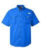 Columbia Men's Bahama™ II Short-Sleeve Shirt VIVID BLUE OFFront