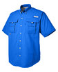 Columbia Men's Bahama™ II Short-Sleeve Shirt VIVID BLUE OFQrt