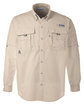 Columbia Men's Bahama™ II Long-Sleeve Shirt FOSSIL FlatFront