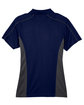 Extreme Ladies' Eperformance™ Fuse Snag Protection Plus Colorblock Polo CLASC NAVY/ CRBN FlatBack