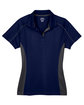 Extreme Ladies' Eperformance™ Fuse Snag Protection Plus Colorblock Polo CLASC NAVY/ CRBN FlatFront