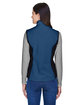 North End Ladies' Three-Layer Light Bonded Performance Soft Shell Vest REGATA BLUE ModelBack