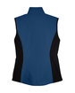 North End Ladies' Three-Layer Light Bonded Performance Soft Shell Vest REGATA BLUE FlatBack