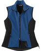 North End Ladies' Three-Layer Light Bonded Performance Soft Shell Vest REGATA BLUE OFFront