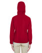 North End Ladies' Prospect Two-Layer Fleece Bonded Soft Shell Hooded Jacket MOLTEN RED ModelBack