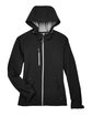 North End Ladies' Prospect Two-Layer Fleece Bonded Soft Shell Hooded Jacket  FlatFront