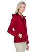 North End Ladies' Prospect Two-Layer Fleece Bonded Soft Shell Hooded Jacket MOLTEN RED ModelQrt