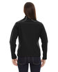 North End Ladies' Terrain Colorblock Soft Shell with Embossed Print BLACK ModelBack