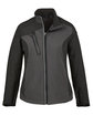 North End Ladies' Terrain Colorblock Soft Shell with Embossed Print  OFFront