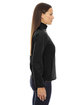 North End Ladies' Terrain Colorblock Soft Shell with Embossed Print BLACK ModelSide