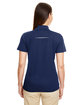 Core 365 Ladies' Radiant Performance Piqué Polo with Reflective Piping CLASSIC NAVY ModelBack